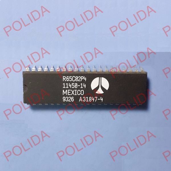 5PCS Microprocessor IC ROCKWELL DIP-40 R65C02P4 11450-14 R65C02P4E
