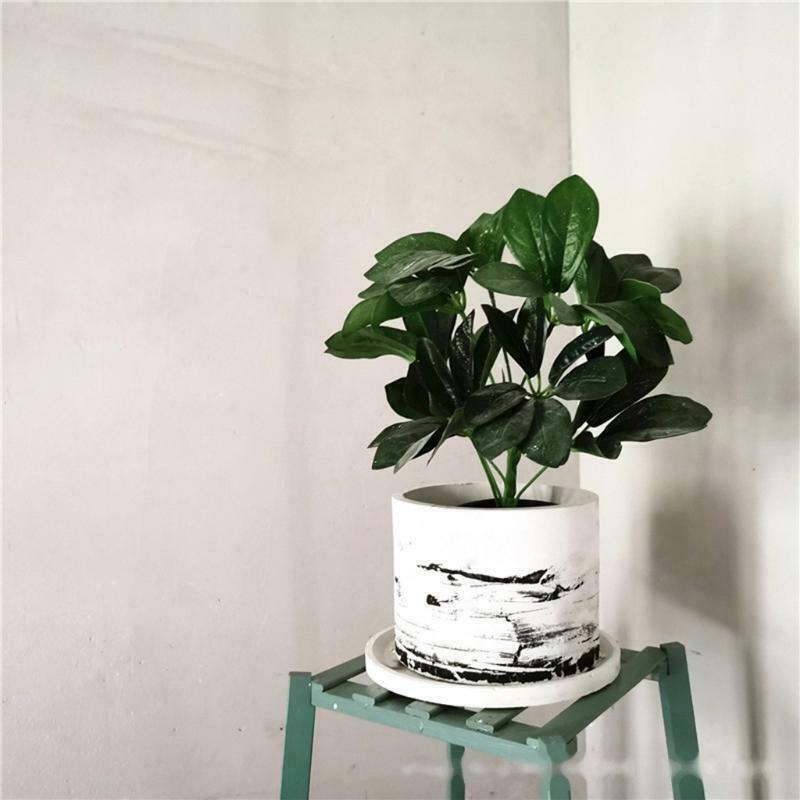 Large 6 inch Round DIY Concrete Flower Pot Silicone Mold Succulent Planter Mold