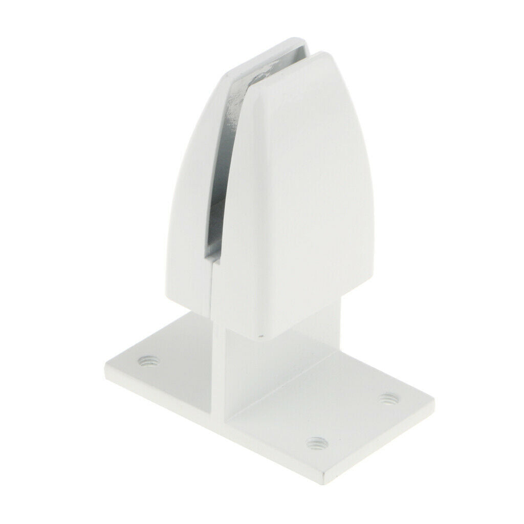 2pack Office Desk Partition Bracket Shelf Privacy Screen Clip Clamp White