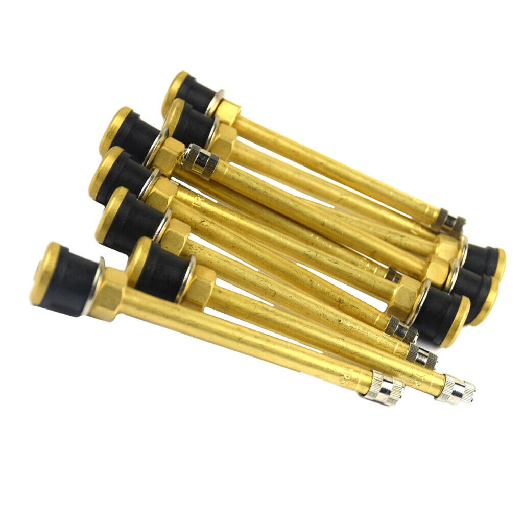 10 Piece TR573 Tire Valve Stems High Pressure Brass TR573 Universal