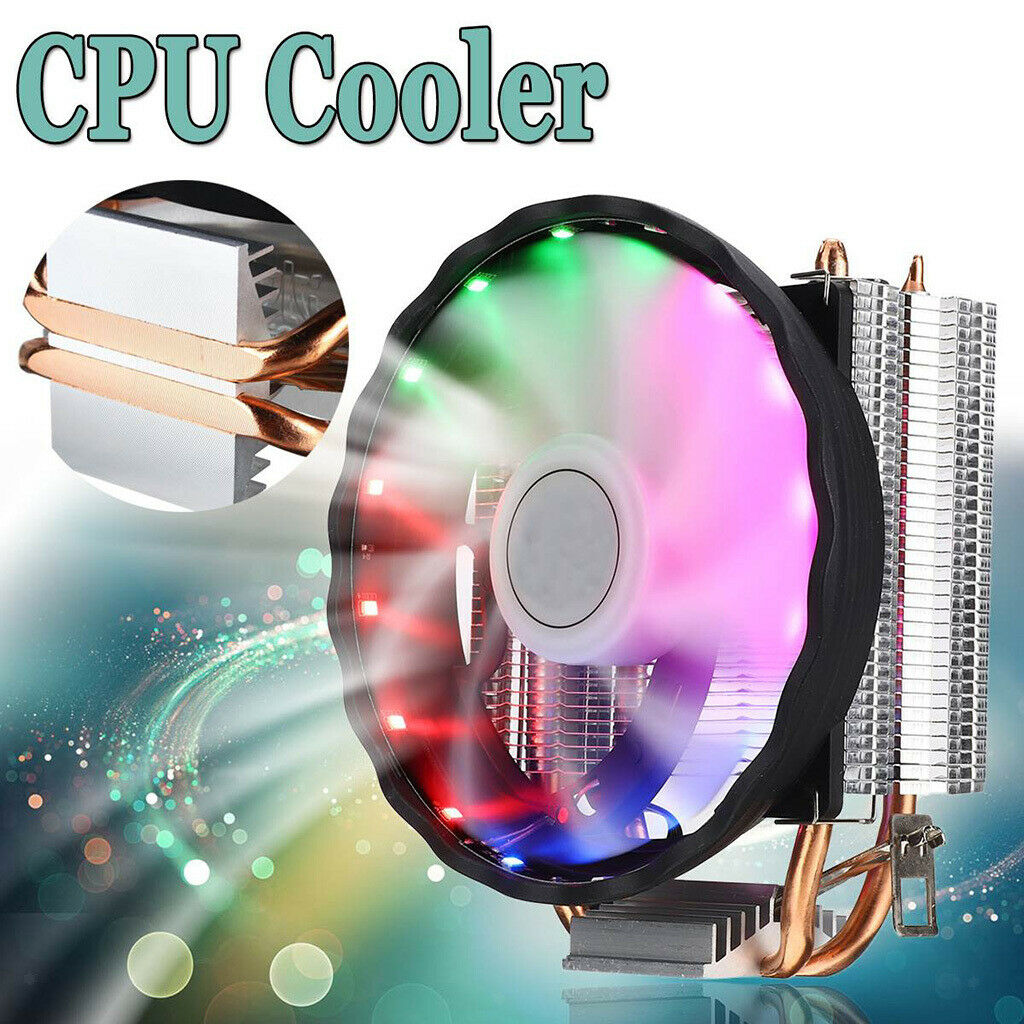 LED RGB Lighting CPU Cooler Heatsink for Intel Socket LGA 1156 1155 120mm