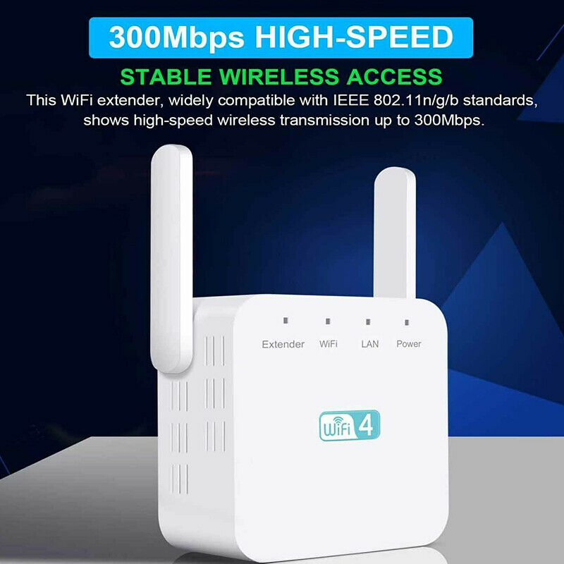 Dual Band WiFi Extender Zen Booster 300M Internet Range Zenbooster Router 2.4Ghz