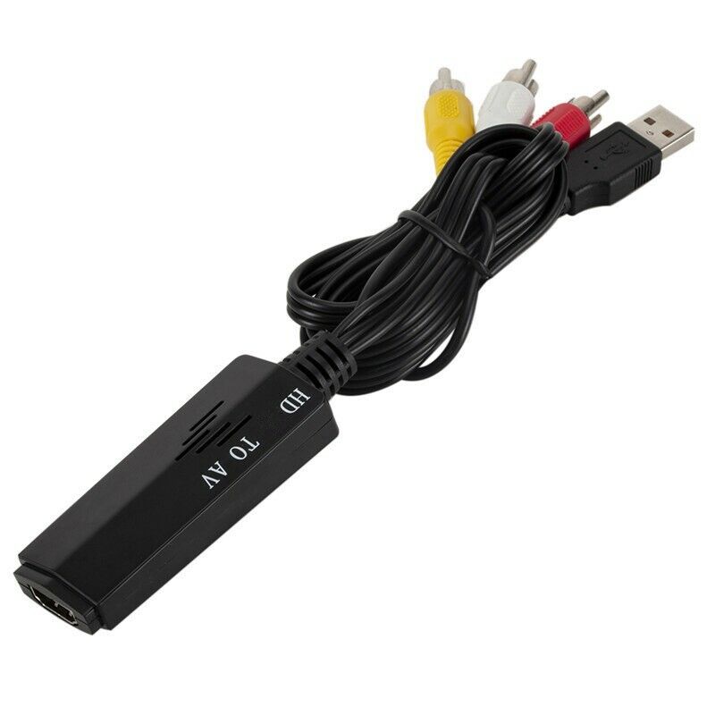 1080P MI-Compatible to 3 RCA/AV Audio Video Cable Converter Adapter with USBD6K3