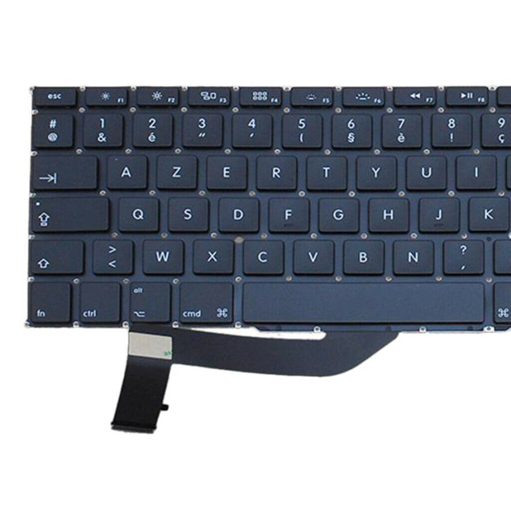 French Layout Keyboard Parts for MacBook Pro 15" A1398 MC975 With Backlit