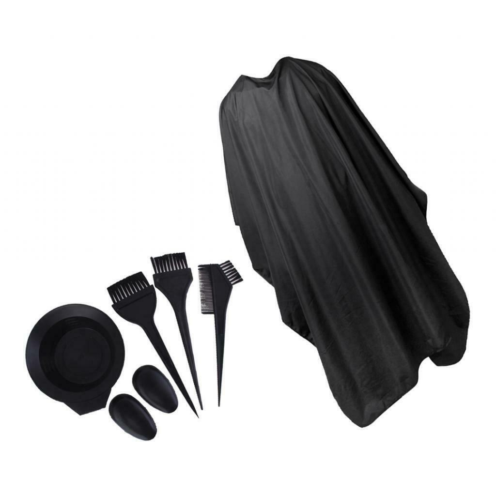 Hair Tint Coloring Brush Kit Comb Bowl Cape Salon Beauty Colouring Tool