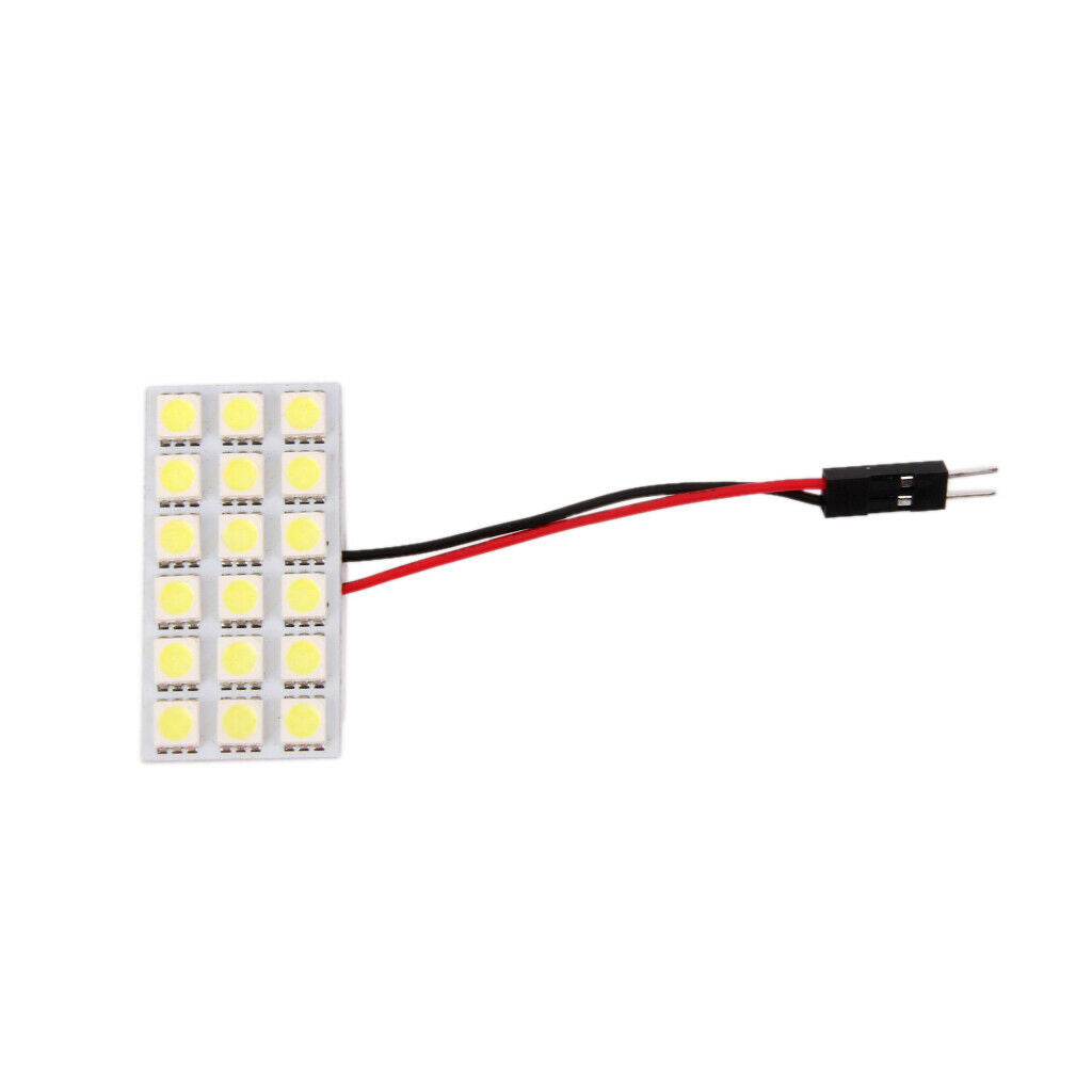 Car Interior Panel Light 18 SMD LED T10 BA9S Bulb Dome 12v