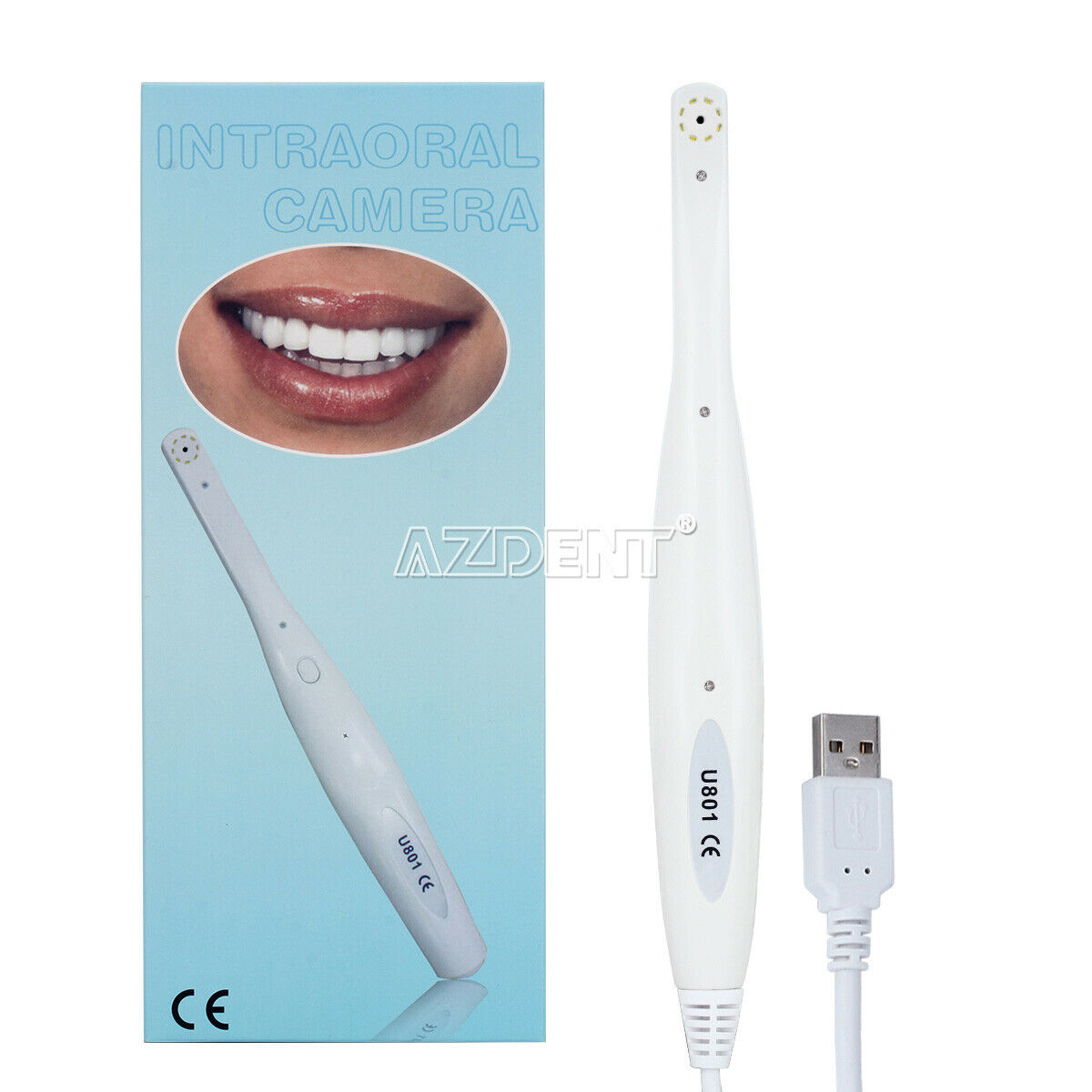 Digital Dental USB Intraoral Camera 8 White Cold Light LEDs 1/4 CMOS Sensor New