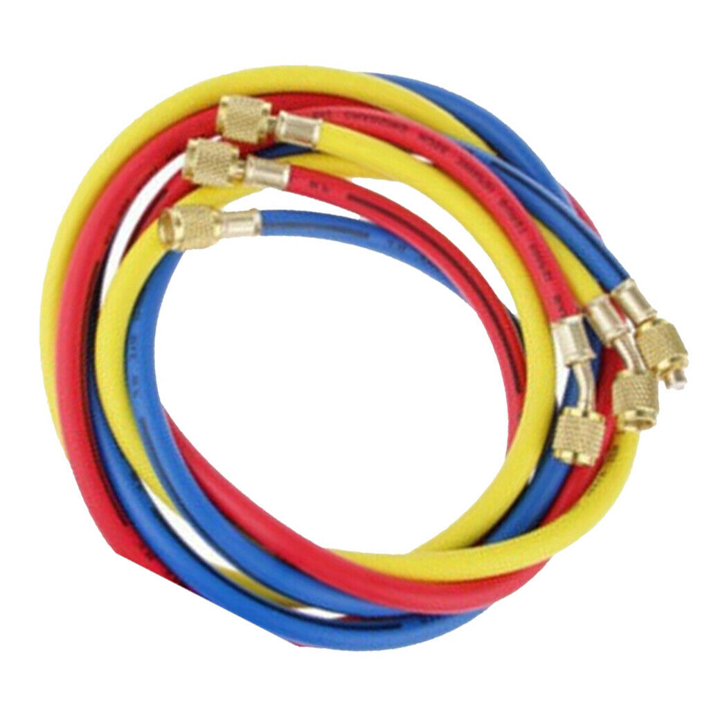 600 PSI 1/4"SAE AC Charging Hose for HVAC Air  Refrigerant R134A