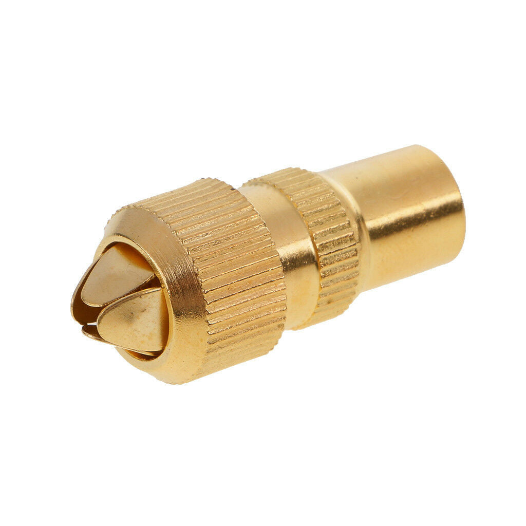 10x TV Antenna Aerial Male Connectors Coaxial RF Cable Plug Grip End Adapter