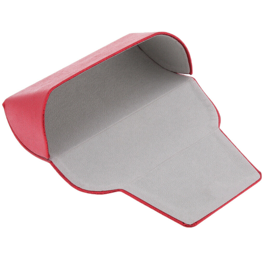 Portable Metal Glasses Pouch Case Eyeglass Sunglass Storage Box Red