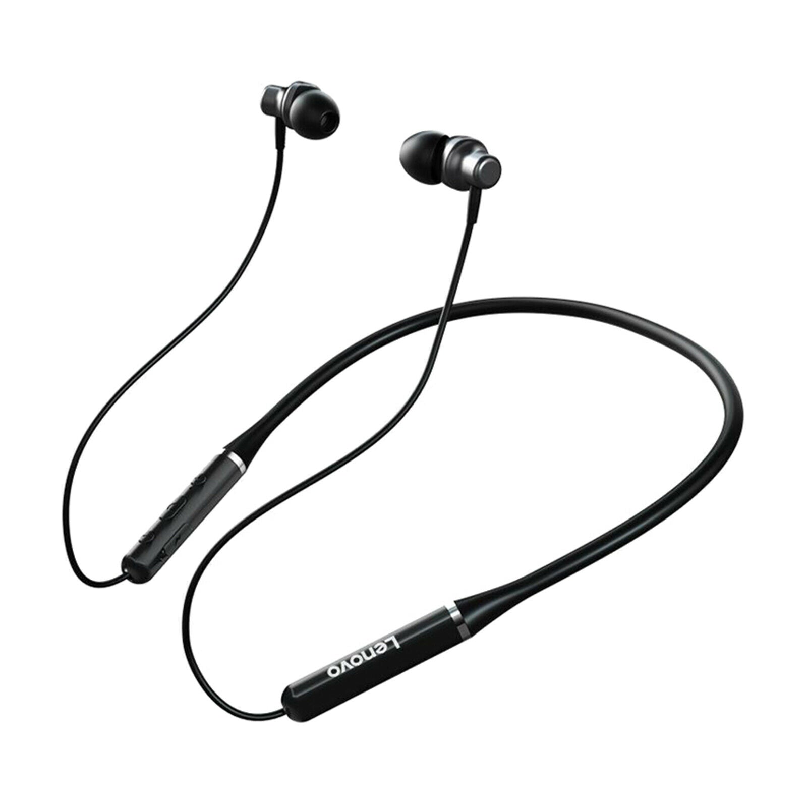 HE05 Pro Magnet Wireless Bluetooth Headphones Earbuds Neckband Headset Black