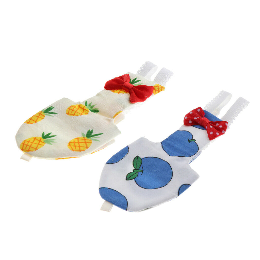 2 Pieces Parakeet Bird Parrot Diaper Soft Parrot Birds Diaper Best Care and