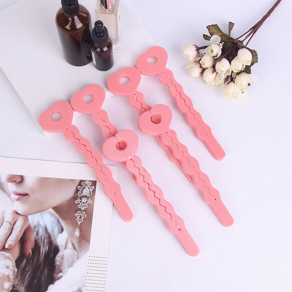6x Sponge Curler Hair Rollers Soft Foam Sponge Hair Curlers Tools Strip To.l8