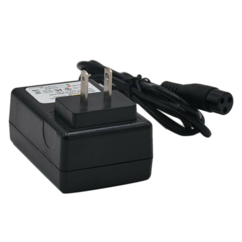 DC24V 0.6A 3-Prong Battery Adapter Charger For Razor E100 E500S PR200 ATV