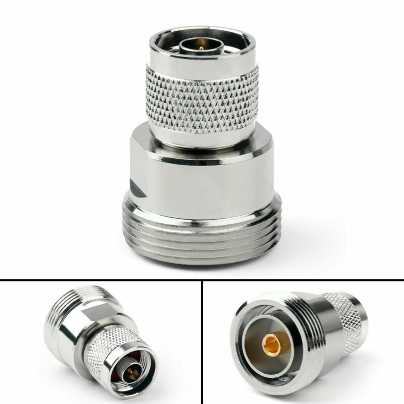 1Pc Adapter 7/16 DIN Female Jack To N Plug Male RF Connector Straight M/F AT2