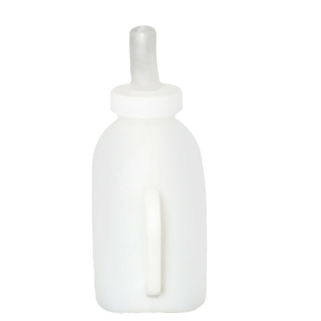 1L Calf Milk Bottle Hand Rearing Poddy Teat Weaning Feeder Milking Farm Tool