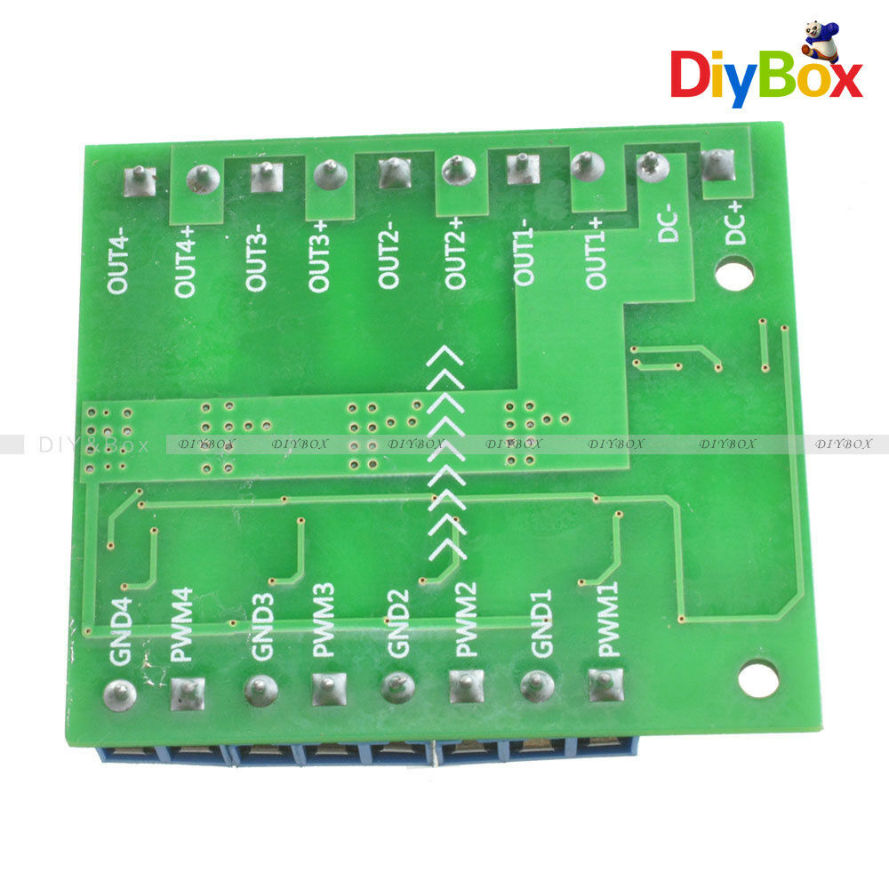 Trigger Switch Module 4-way FET MOS DC Control for PWM Motor Pump LED O6BS