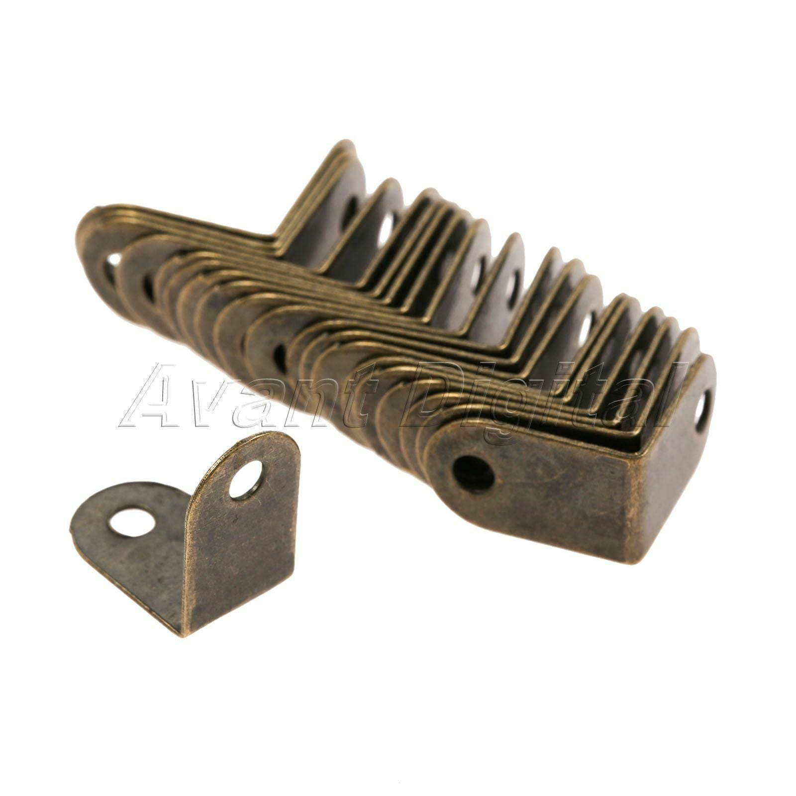 Mini Retro Wood Jewelry Box Edge Cover Corner Protector Guards Decorative 20pcs