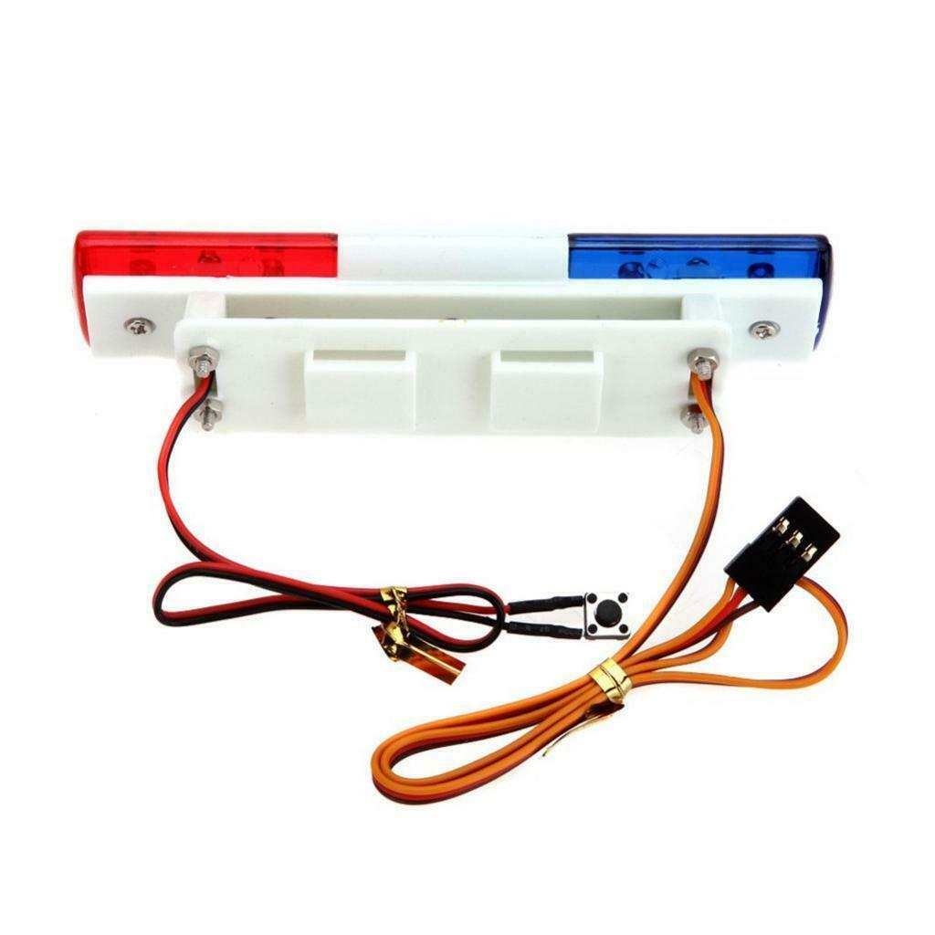 1x Durable alarm light LED lamp CH3 for 1:10 1: 8 RC caterpillar refit