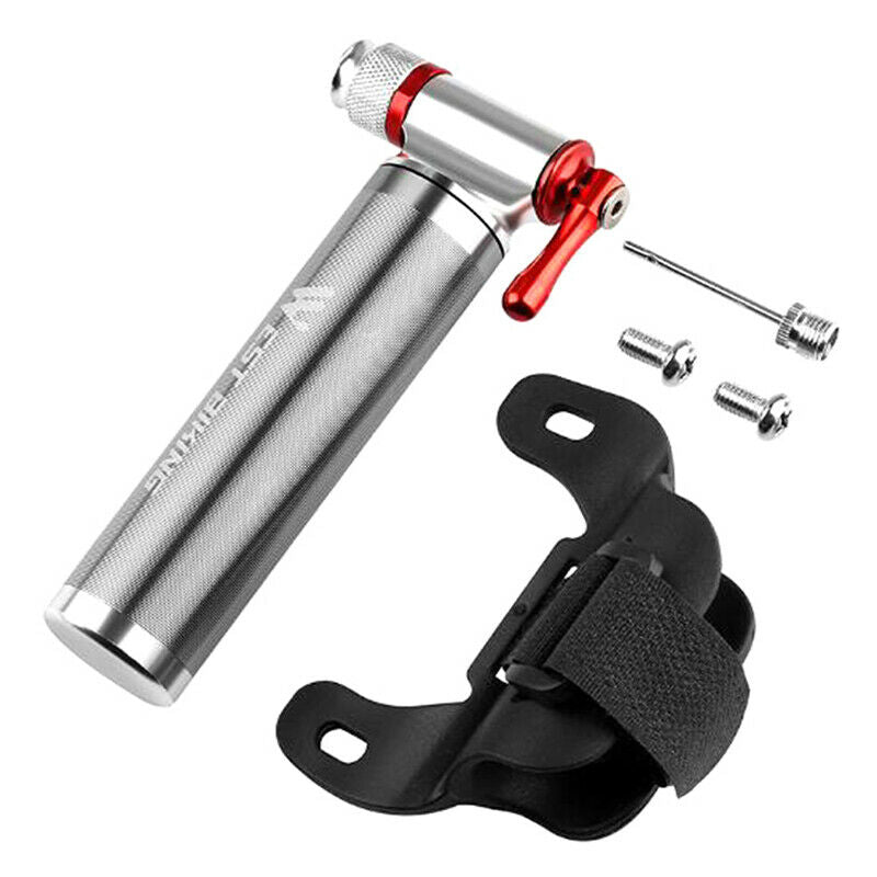 Portable CO2 Bike Tire Inflator Mountain Bicycle Tyre Pump For Presta & Schra Lt