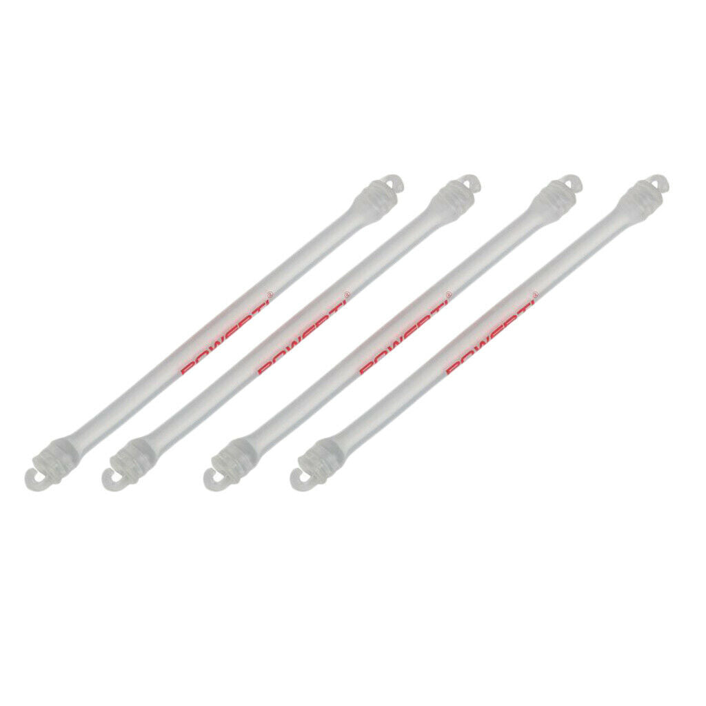 Set 4 Vibration Dampeners ShockproEasy Installation for Tennis Players White
