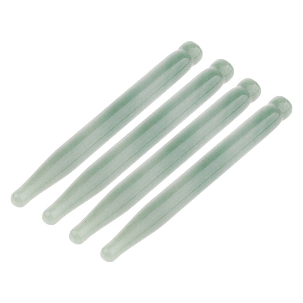 4pcs Jade Massage Wand Acupuncture Stick   Point Massage for Face Foot
