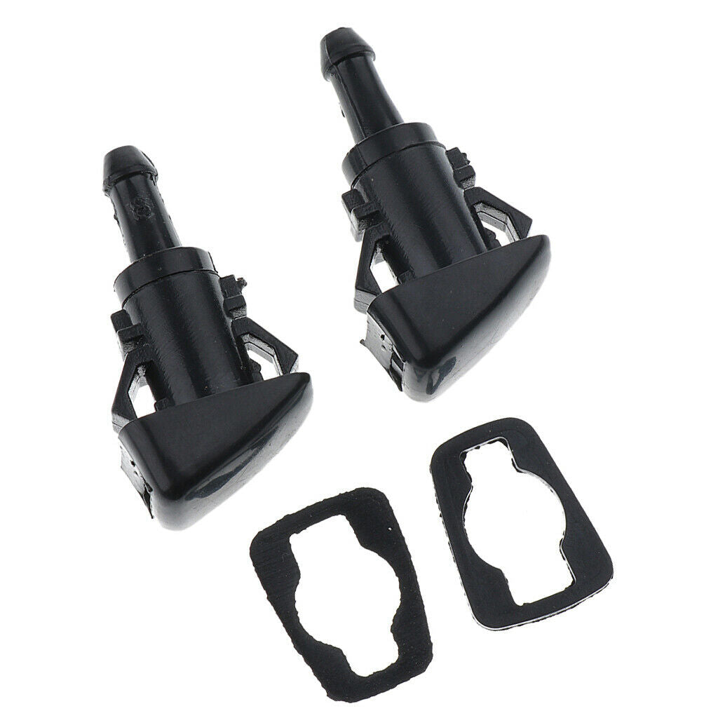 2X Plastic Windshield Washer Wiper Water Spray Jet Nozzle For Chrysler 300C
