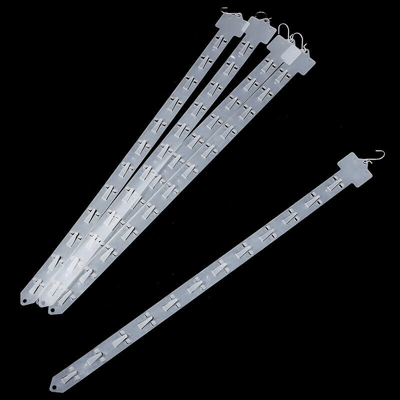 Supermarket hanging strip 12 hanging plastic food transparent hook environmen WF