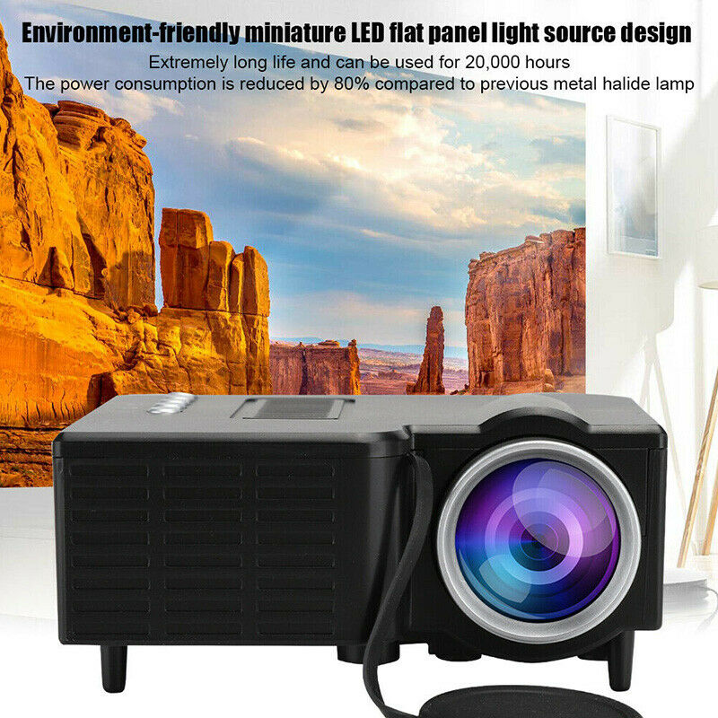 UC28C Mini Portable Family LED Micro Mobile Phone Video Projector Home Theater