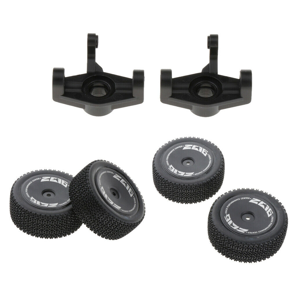 1:14 Scale RC Crawler Car Front Hub Carrier & Rear Tires for WLtoys 144001
