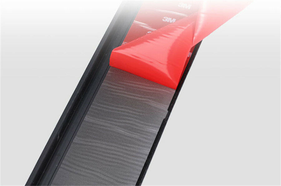 2Pcs 1.5M Car Fender Flares Extension Wheel Eyebrow Protector Lip Moulding Strip
