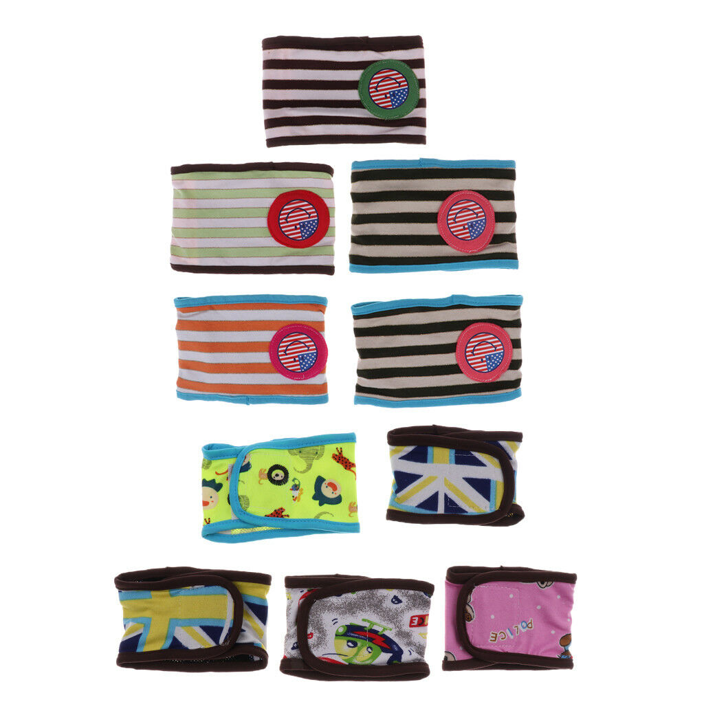 2Pcs Reusable Wrap Diapers for Male Dogs, Washable Puppy Belly Band