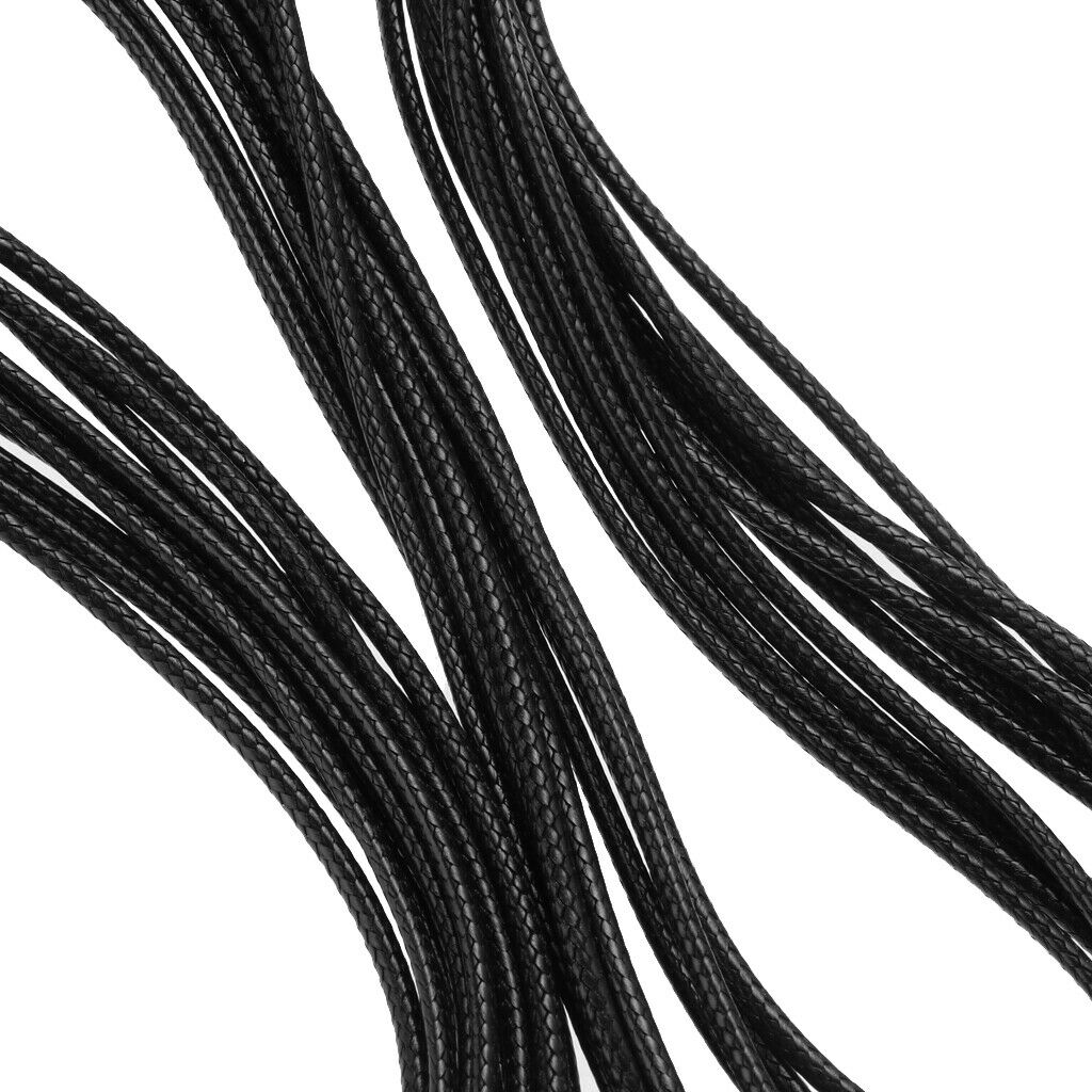 10 Pcs 2mm Waxed Necklace Rope Cord with Lobster Clasp for Jewelry Making