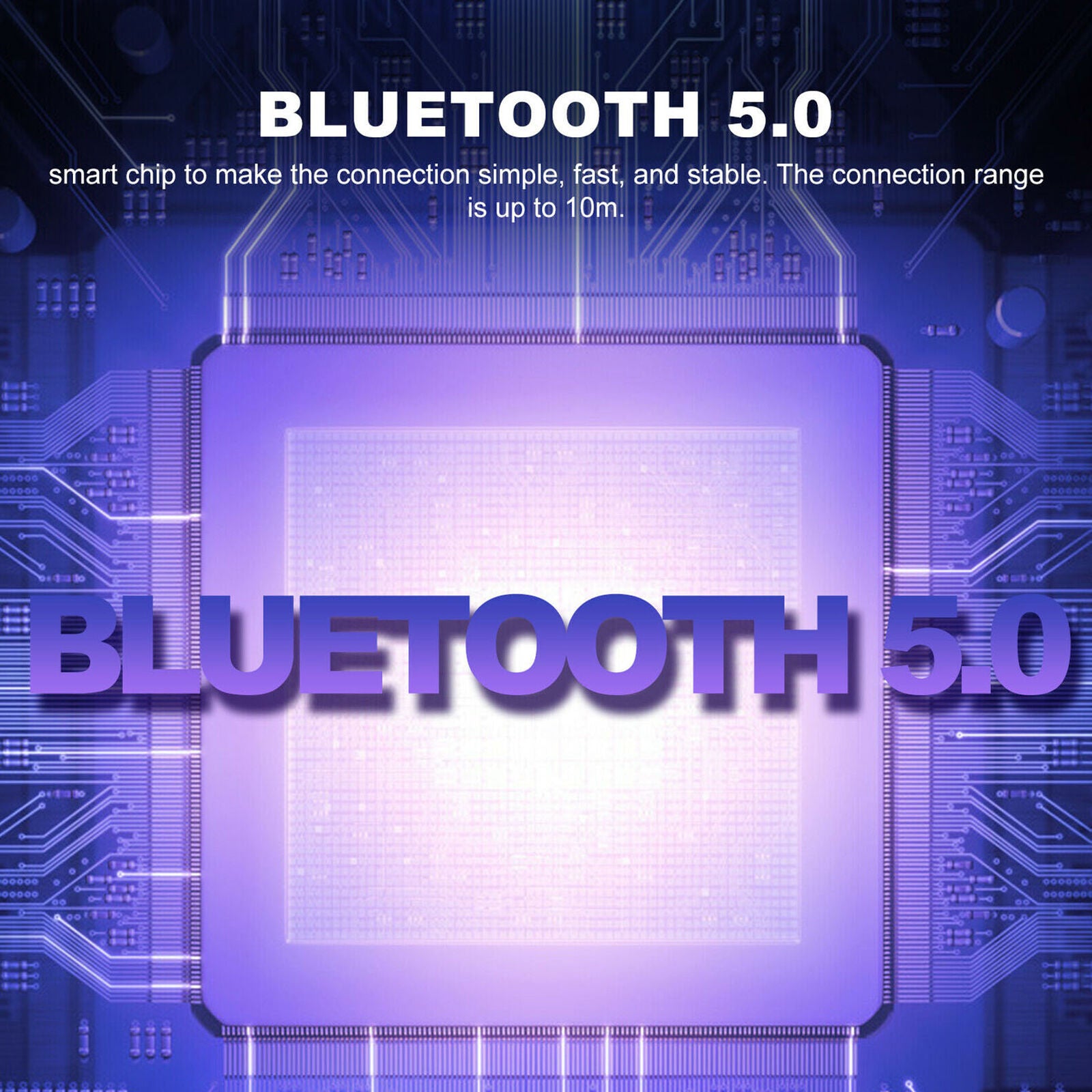 Bluetooth 5.0 Wireless Speaker Super Bass Rechargeable USB/TF/FM Radio Portable