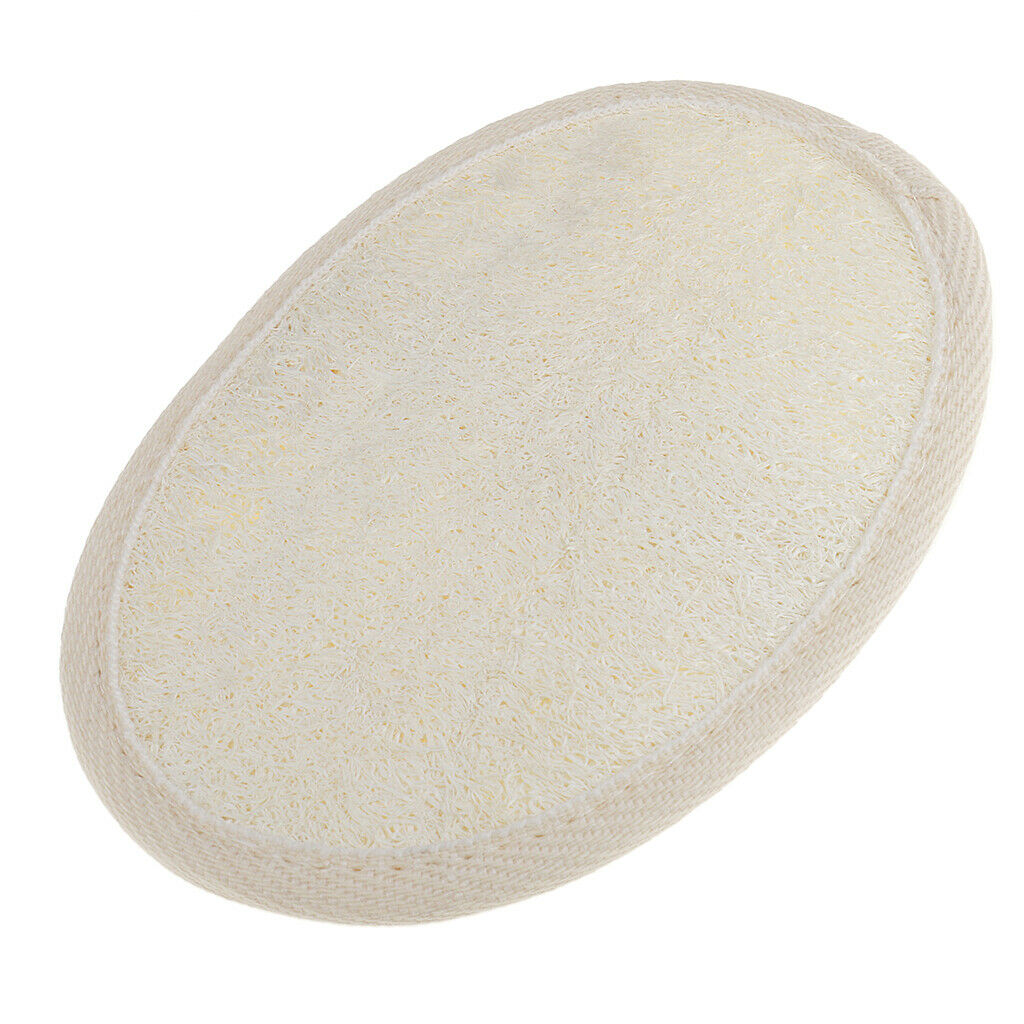 2piece Natural Loofah Sponge Face Clean Wash Pads + Luffa Bath Body Scrubber