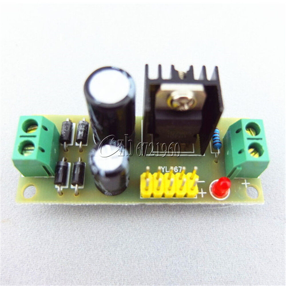 2pcs L7805 LM7805 Step Down Converter 7.5V-35V to 5V Regulator Power Module