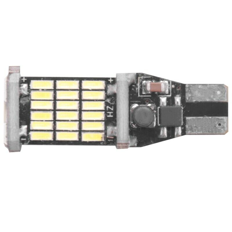 2x T15 W16W 45 SMD 4014 LED Car Reverse Back Light Bulbs 6000K White G4W4W4