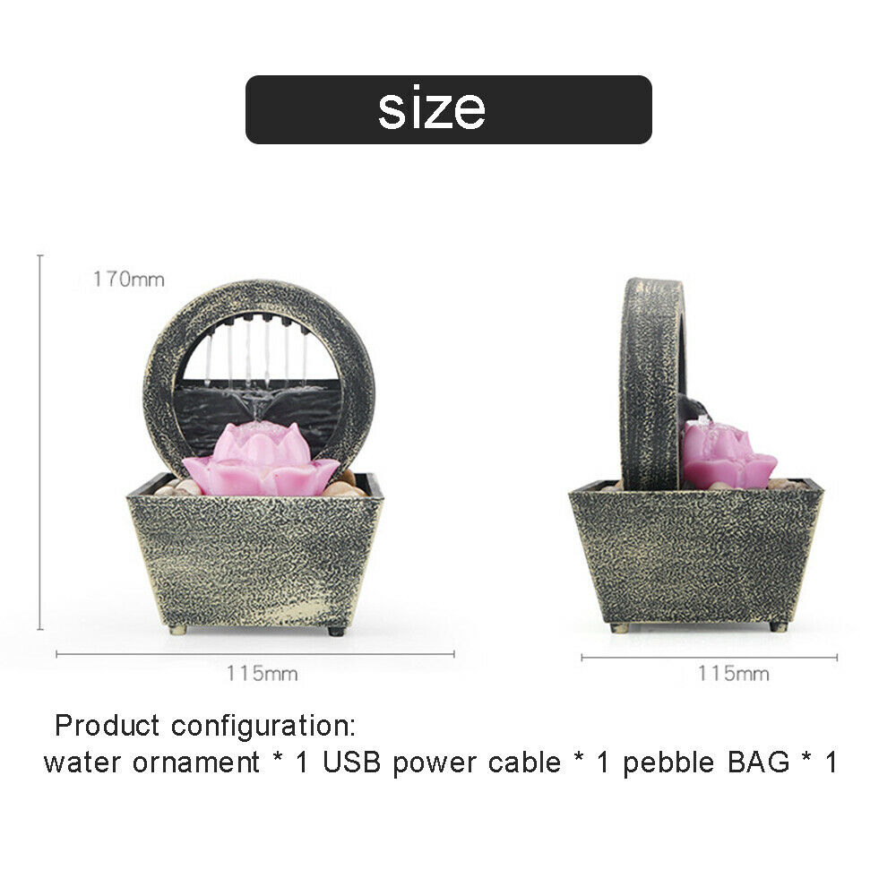 Water Flows Ornament Small Destop Decoration TableTop Ornaments Crafts  SUP