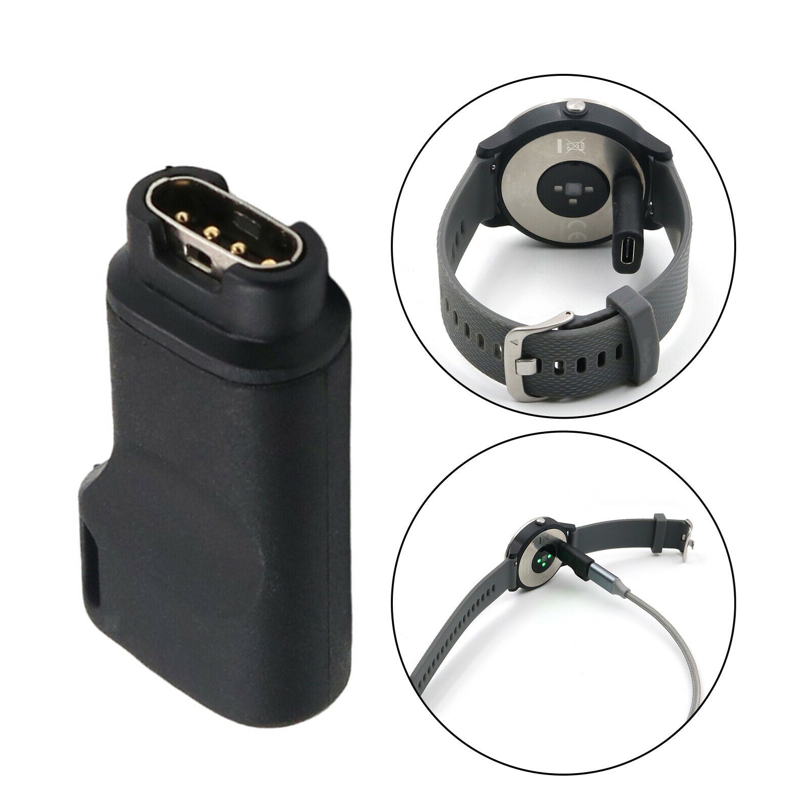 USB 3.1 Charger Adapter for for Garmin Fenix 5 5x 6 6S Replace Accessory