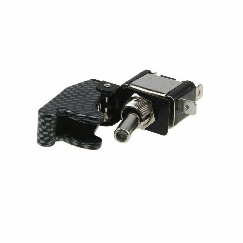 1x Car Racing LED Toggle Ignition Switch Panel Engine Start Push Button DC 12V