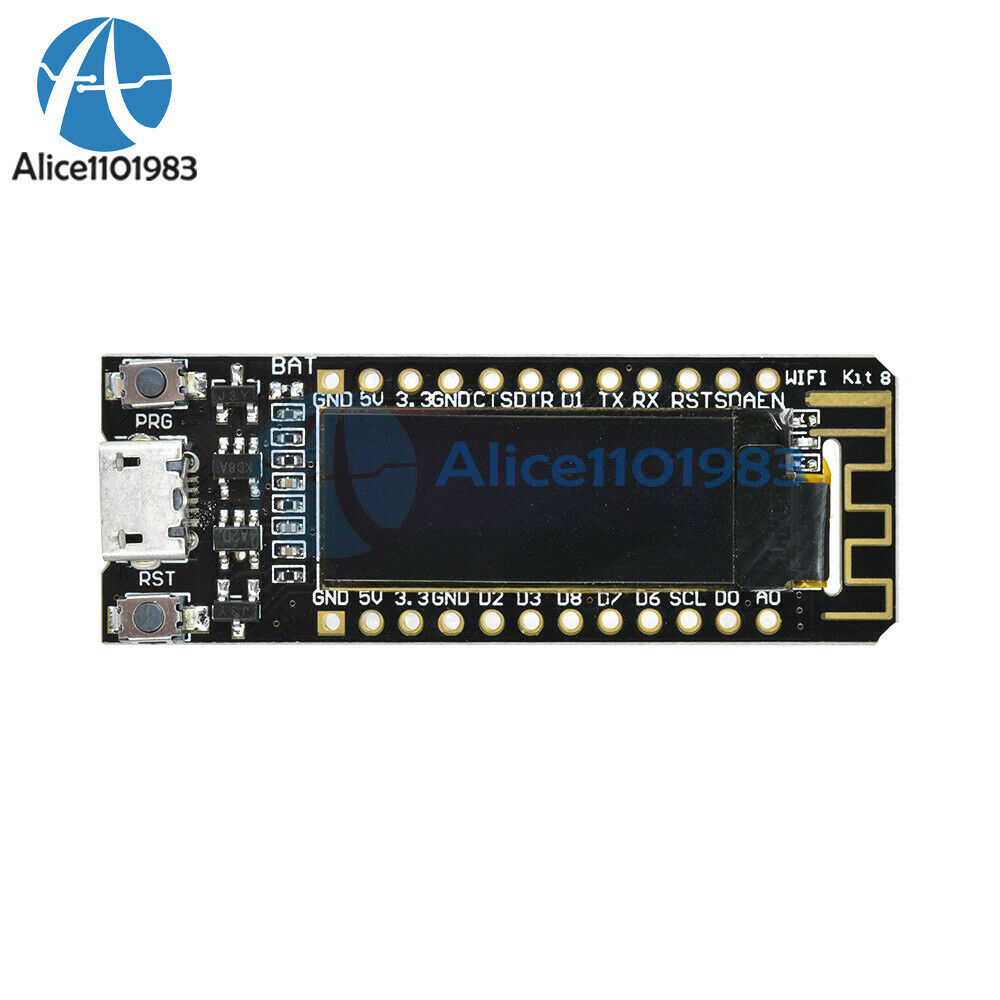 0.91" inch ESP8266 WIFI Module Blue OLED Display CP2104 Nodemcu for Arduino