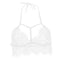 Womens Lace Hollow Perspective Bra Bikini Swimsuit Beach Swimwear Tops XL