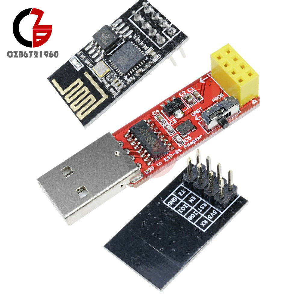 USB to ESP8266 ESP-01S Serial to Wireless Wifi Transceiver Module 3.3V UART