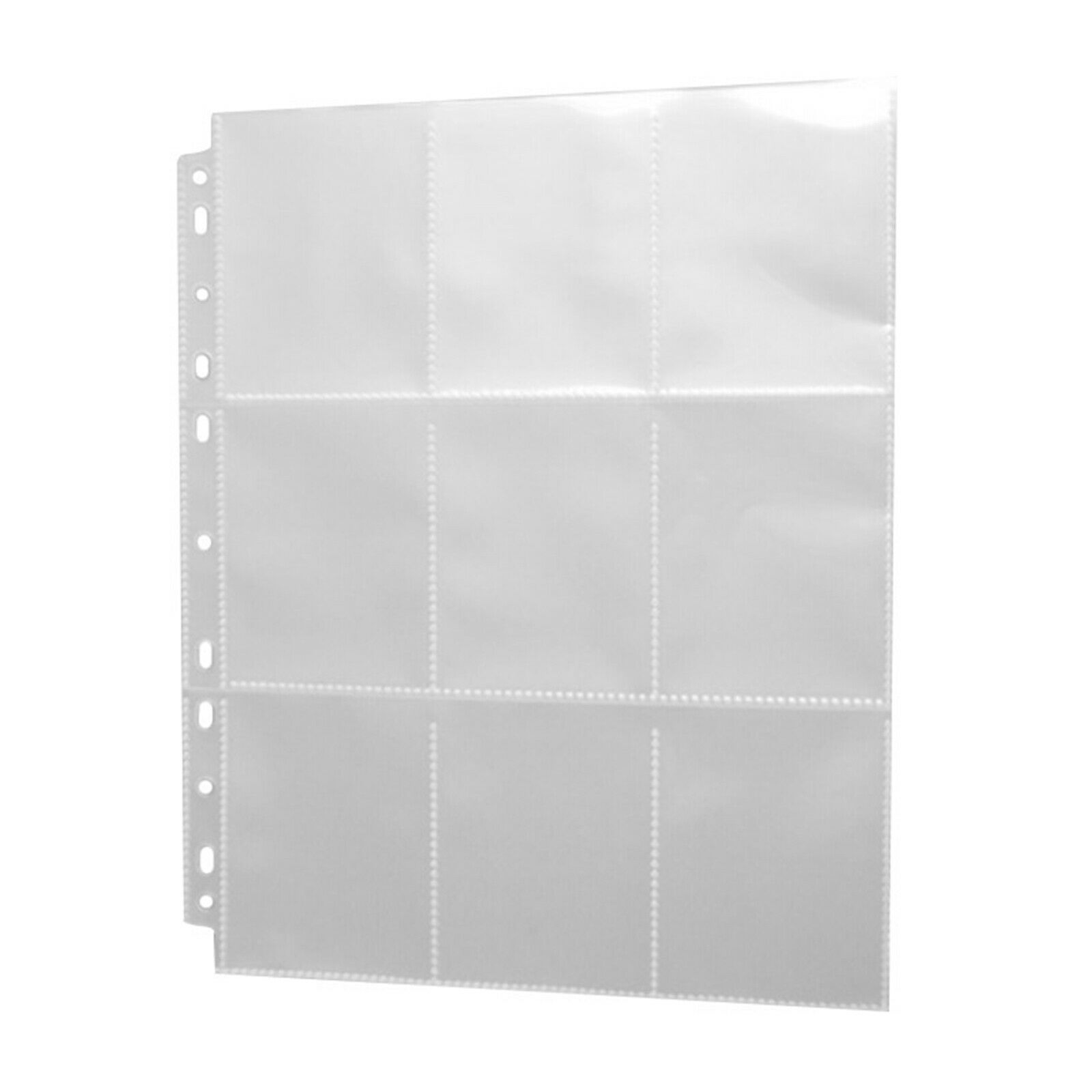 10 Pack 9 Pocket Pages Protectors Coupon Pages for Baseball Cards Game Cards