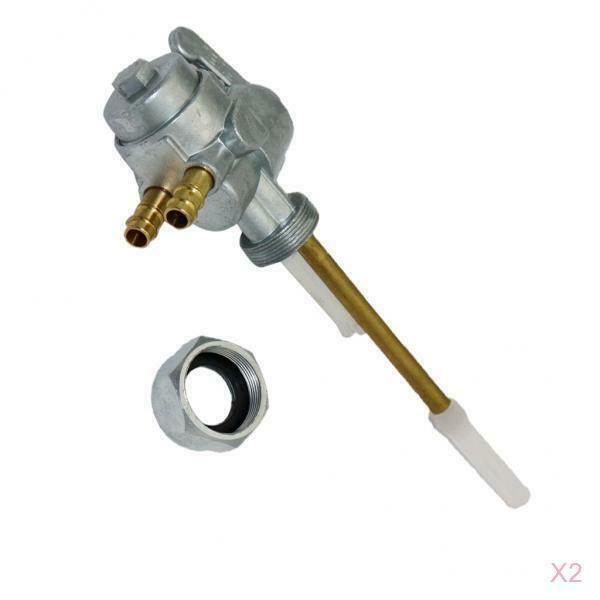 2 Set Fuel Tap Valve Petcock Switch Assembly for Kawasaki KZ900 KZ1000