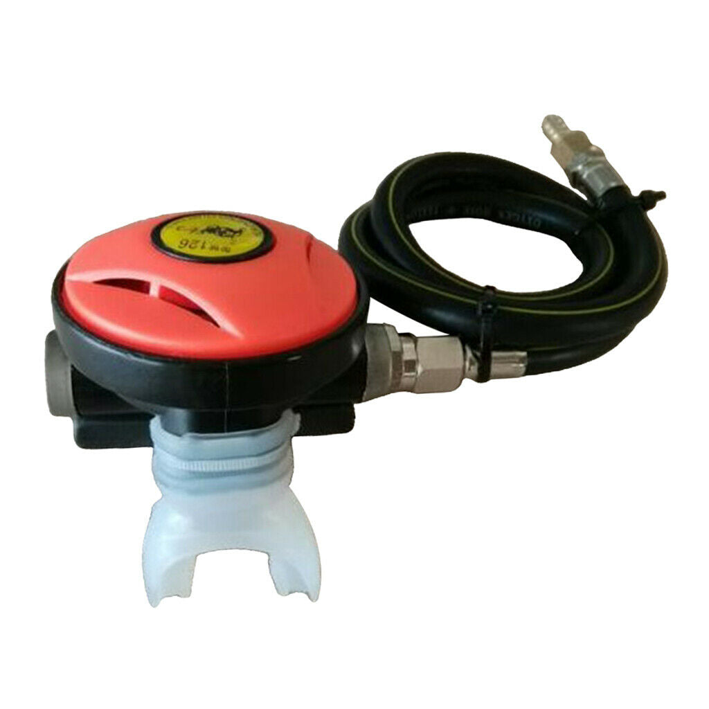 Scuba Diving 2nd Stage Regulator With Mouthpiece And Hose Orange