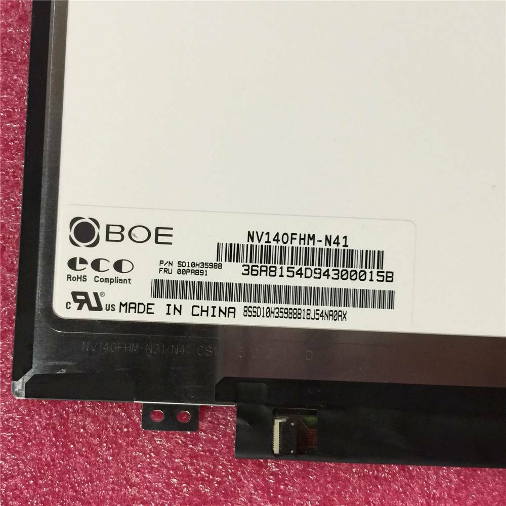 14" 1920*1080 LCD Screen Panel NV140FHM-N41 for Lenovo E440 E450 T440