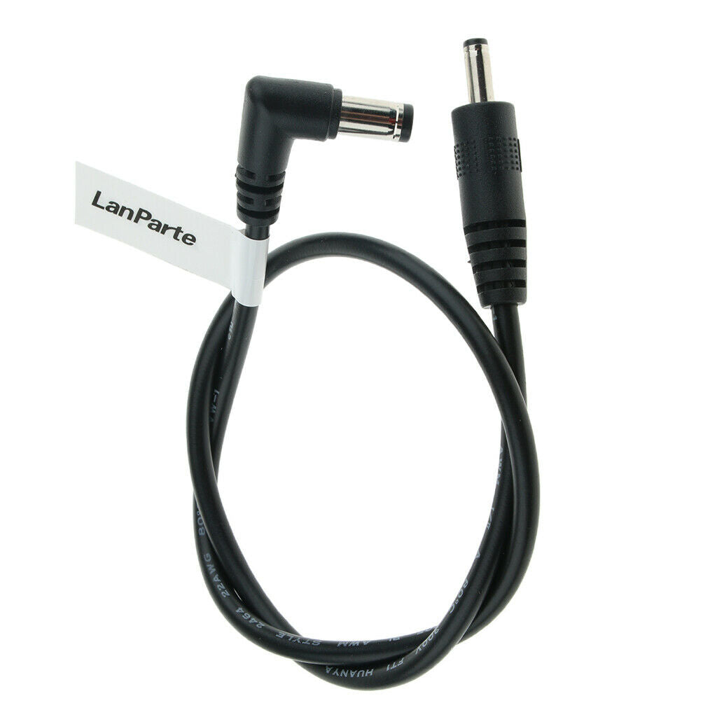 Black 5.5mm x 2.1mm to 3.5mm x 1.35mm DC Power Adapter Cable Cord