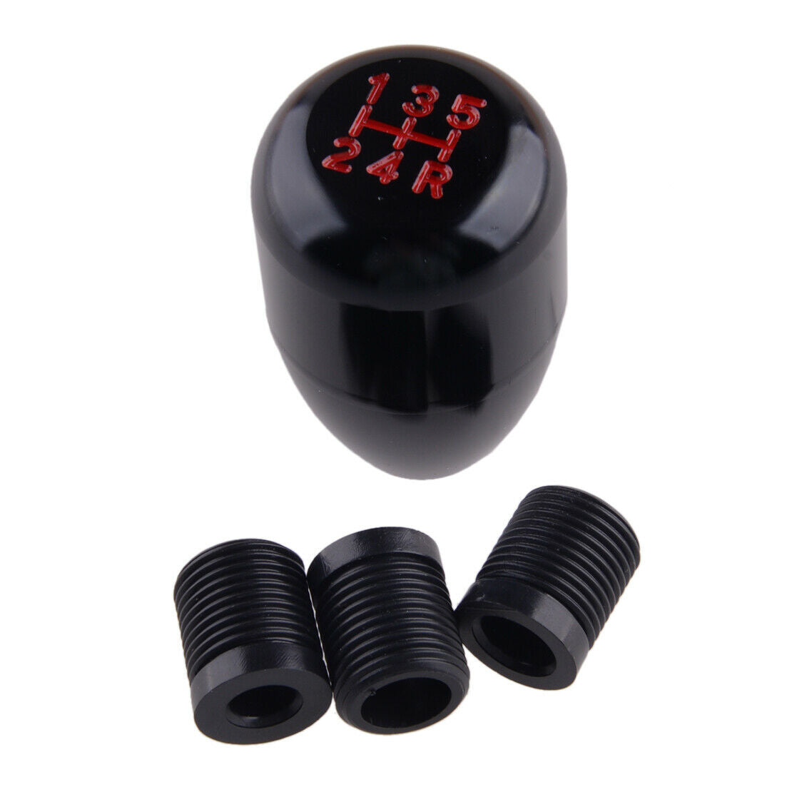 Car 5 Speed Type-R Gear Stick Shift Shifter Knob & M8 M10 M12 Threaded