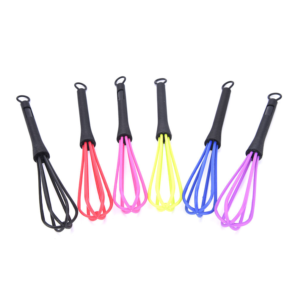 Mini Salon Hairdressing Tool Tint Color Dye Whisk Balloon Whip Mixer Rand.l8